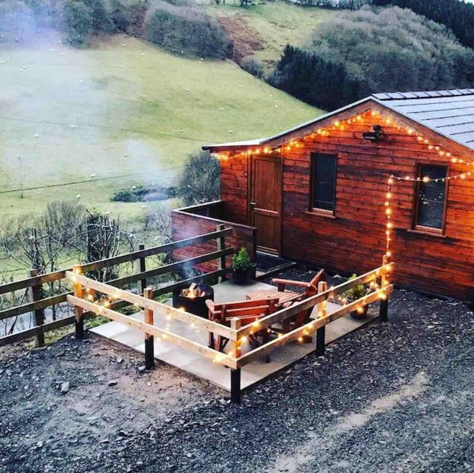 Cabin Pren , Darowen , Machynllethアパートメント エクステリア 写真